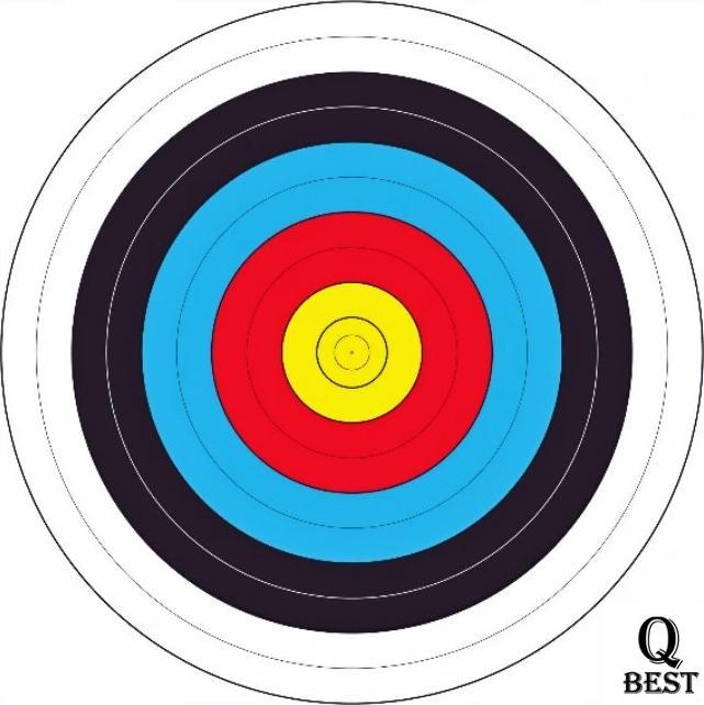 QBest QBest tarcza strzelnicza 40cm papier 10 sztuk