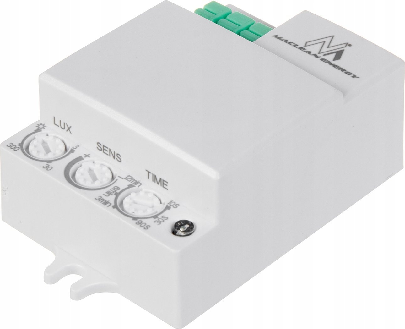 Maclean Czujnik ruchu Maclean MCE316, mikrofalowy, zasięg 8m, max. obciążenie 1200W, IP20, 5.8 GHz