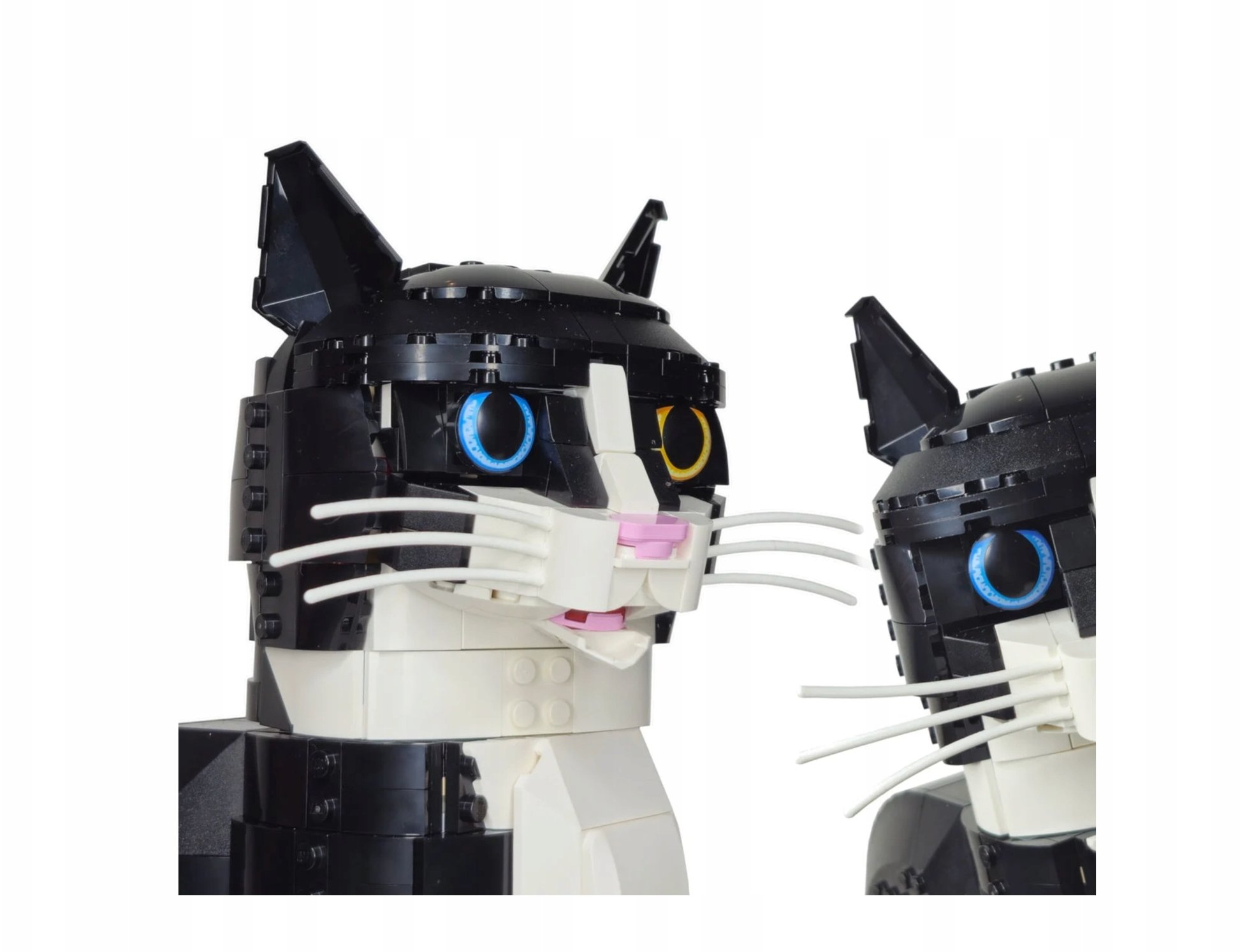 OEM Kocie Wąsy do LEGO ideas 21349 - Idealne uzupełnienie dla twojego kota - Białe
