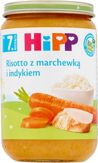 HiPP Hipp bio risotto z marchewką i indykiem 7m+ 220g