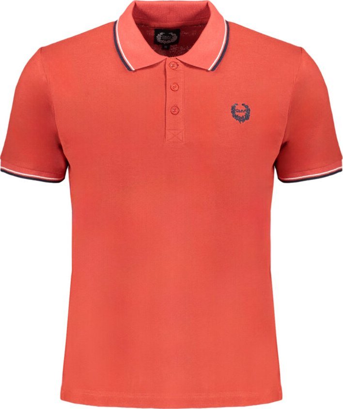 Gian Marco Venturi MĘSKA CZERWONA KOSZULKA POLO Z KRÓTKIM RĘKAWEM GIAN MARCO VENTURI 2XL