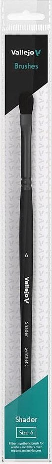 Vallejo Vallejo: B06008 - Shader - Flat Brush - Synthetic 8