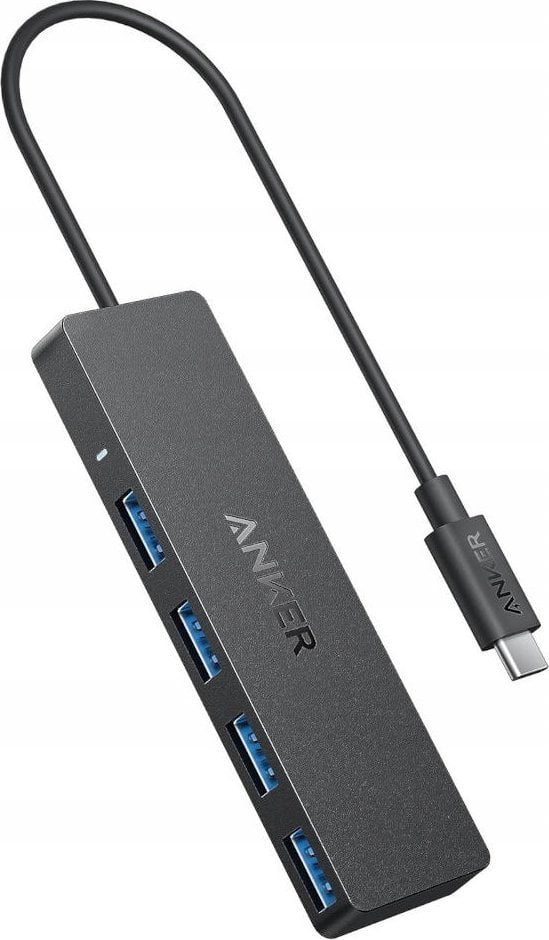HUB USB Anker Hub 4w1 5Gbps USB-C Czarny