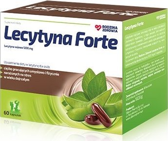 Silesian Pharma Rodzina Zdrowia Lecytyna Forte 60 kapsułek - Długi termin ważności!