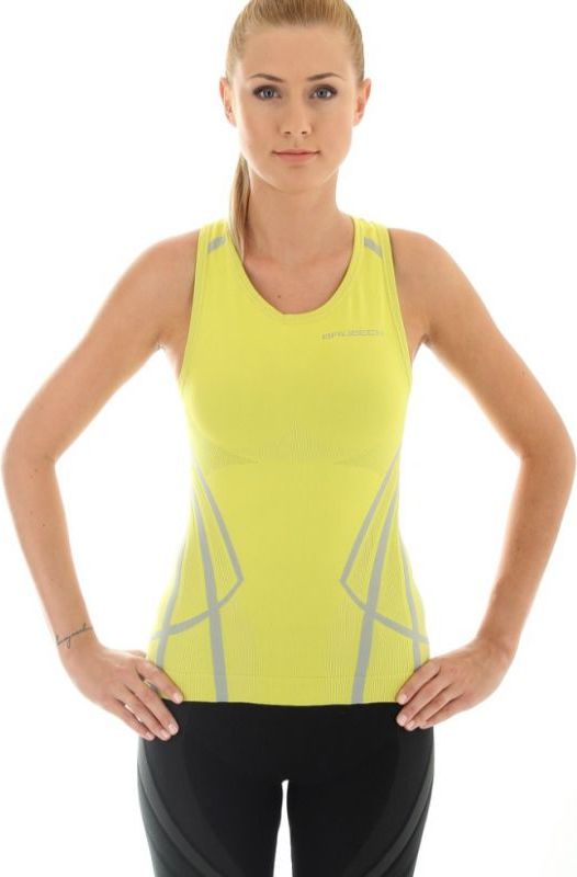 Brubeck Koszulka damska Fitness W bordowa r. M (TA1015)