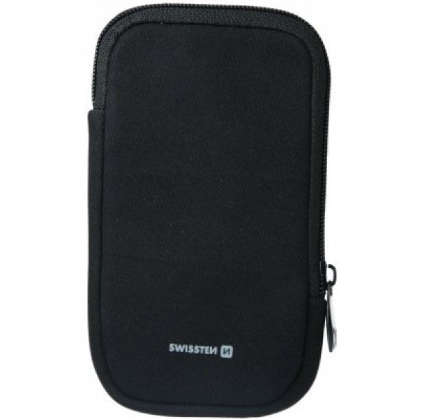 Swissten Closed Case for Phone with zipper Black