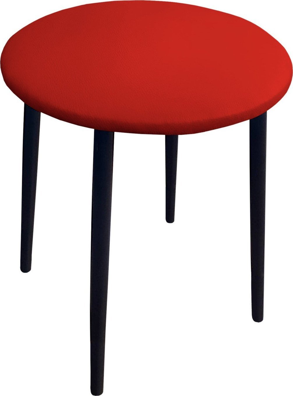 Atos Taboret TRIX D15 czerwony podstawa czarna
