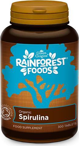 Rainforest Foods EKO Spirulina 300 tabletek Rainforest Foods
