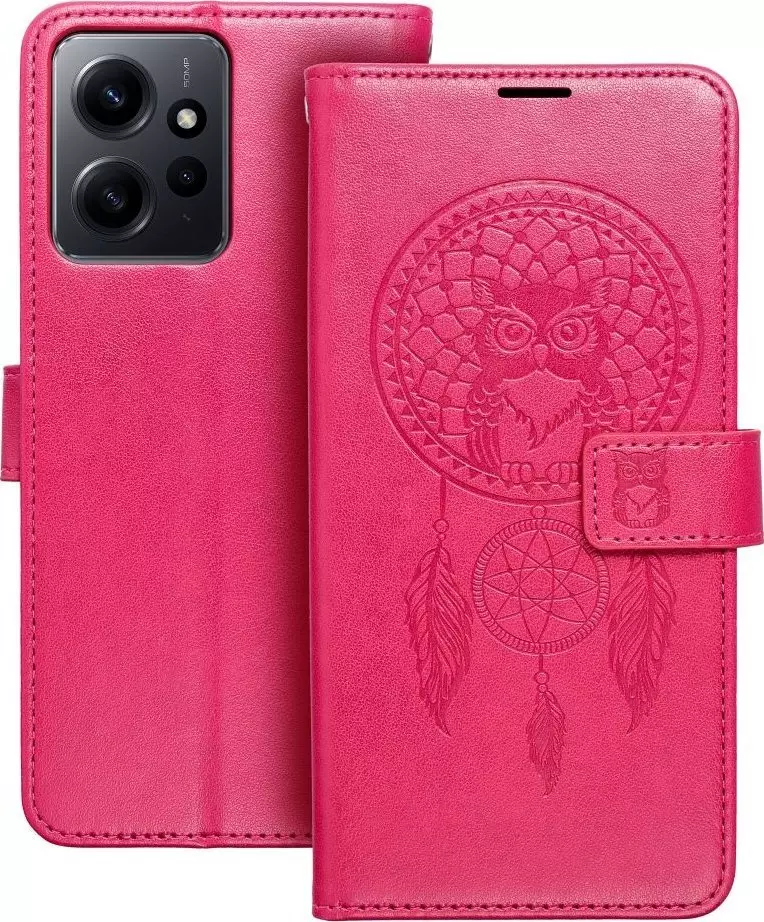 OEM Kabura MEZZO Book do XIAOMI Redmi NOTE 12 4G łapacz snów magenta