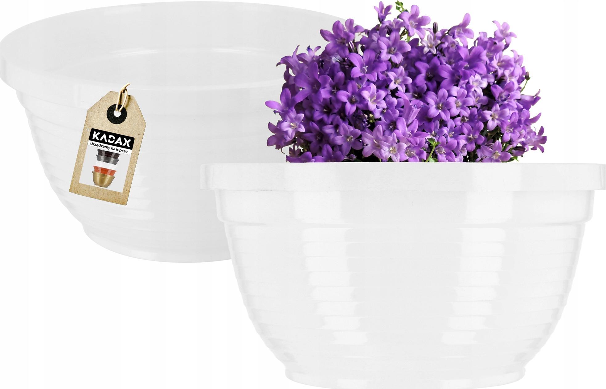 Kadax DONICZKA OSŁONKA DONICA NA KWIATY 18CM KOLORY MISA