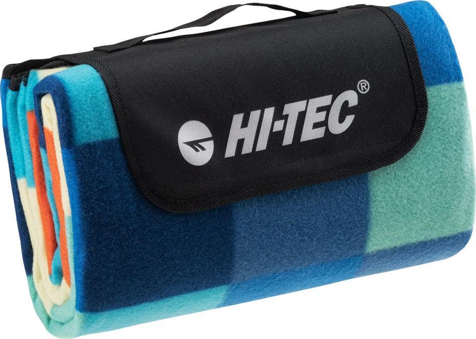 Hi-Tec Koc piknikowy Battani niebiesko-pomarańczowy 150x180cm