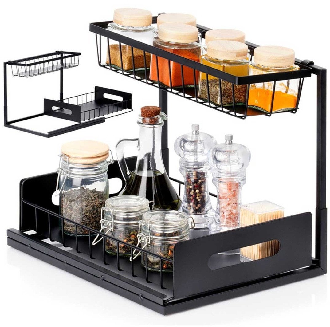 PÓŁKA KUCHENNA Z WYSUWANĄ SZUFLADĄ DO SZAFKI 229222