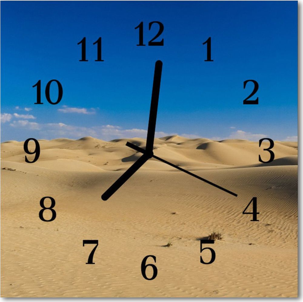 Tulup Zegar ścienny kwadrat Pustkowie