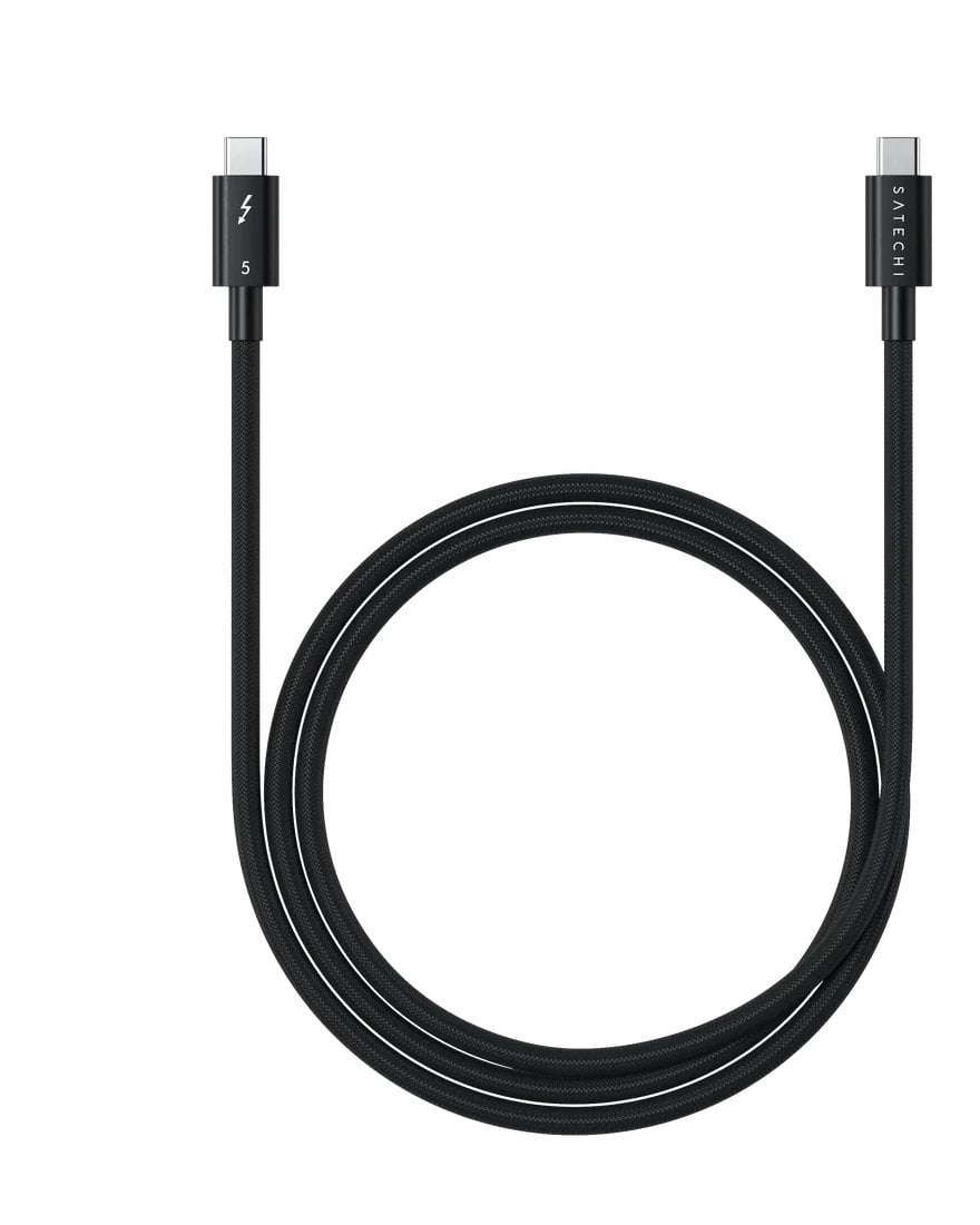 Satechi - kabel thunderbolt 5 USB-C - USB-C 1m (black)