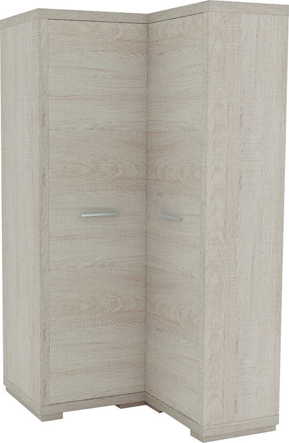 Elior Dwudrzwiowa szafa narożna w kolorze santana - Karen 3X