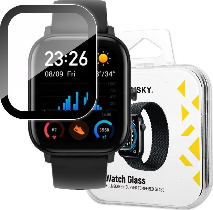 Braders Szkło Hybrydowe do Xiaomi Amazfit GTS czarny