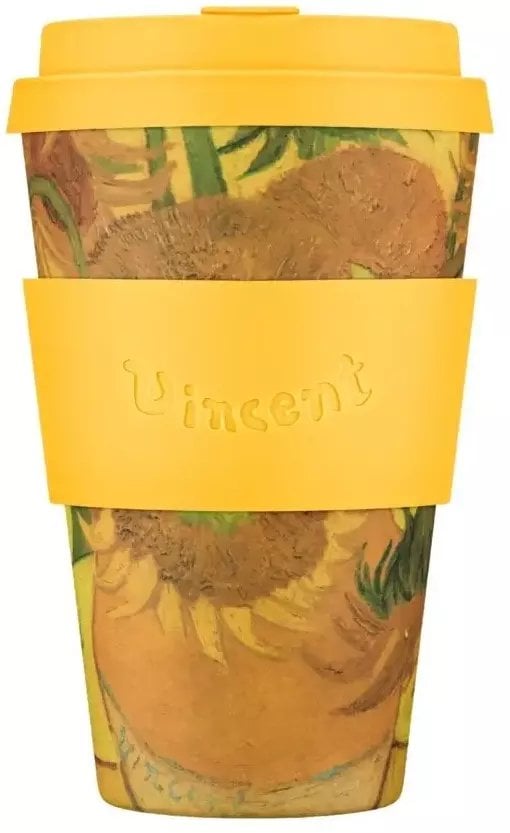 Ecoffee cup Kubek na wynos Ecoffee Cup* Van Gogh Museum Sunflowers 400ml - Słoneczniki