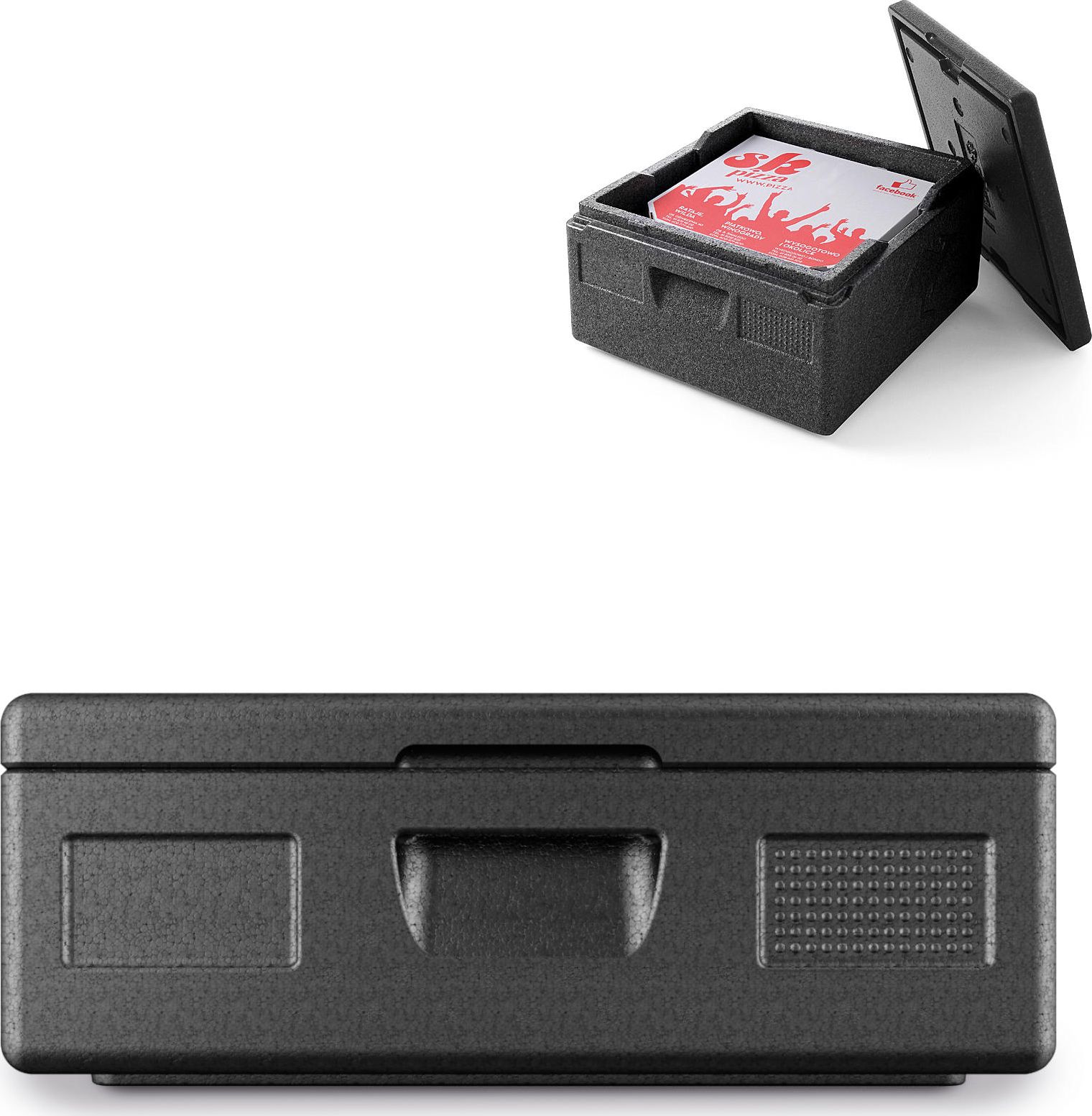 Hendi Pojemnik termoizolacyjny termiczny do pizzy 3 x pizza śr. 40cm Pojemnik termoizolacyjny termiczny do pizzy 3 x pizza śr. 40cm