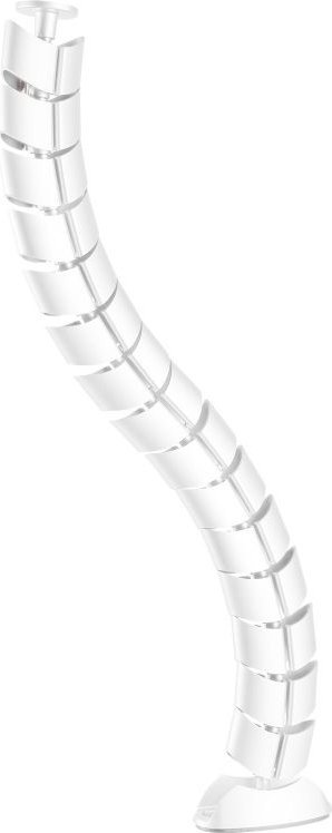 Organizer InLine InLine® Cable duct flexible, vertical for tables, 2 chambers, 0.80m, white