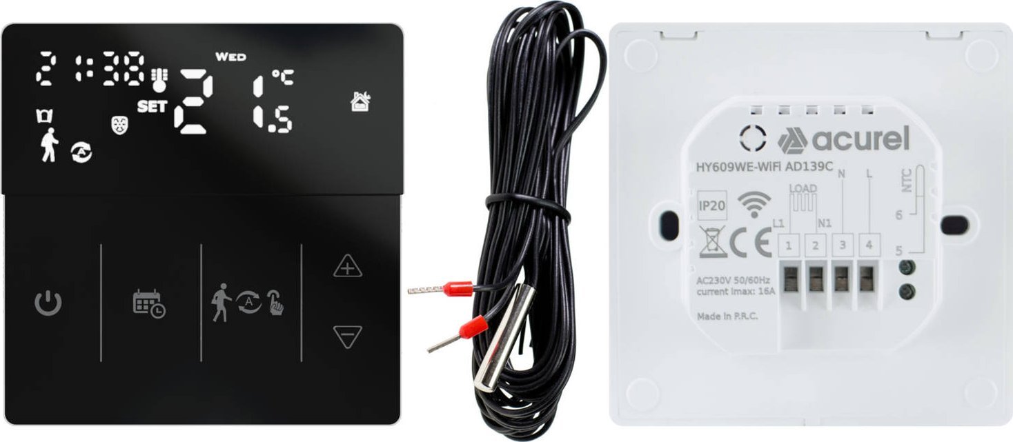 Acurel Kompleksowy Zestaw elektrycznego ogrzewania podłogowego - Acurel AD141C 2m2