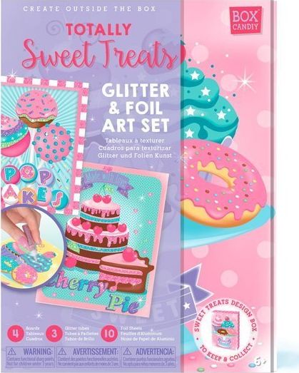 Box Candiy Box Candiy, zestaw artystyczny brokat Ciasteczka
