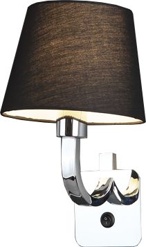 Kinkiet MAXlight Lampa ścienna czarna Maxlight DENVER W0190 (W0190) - 11045