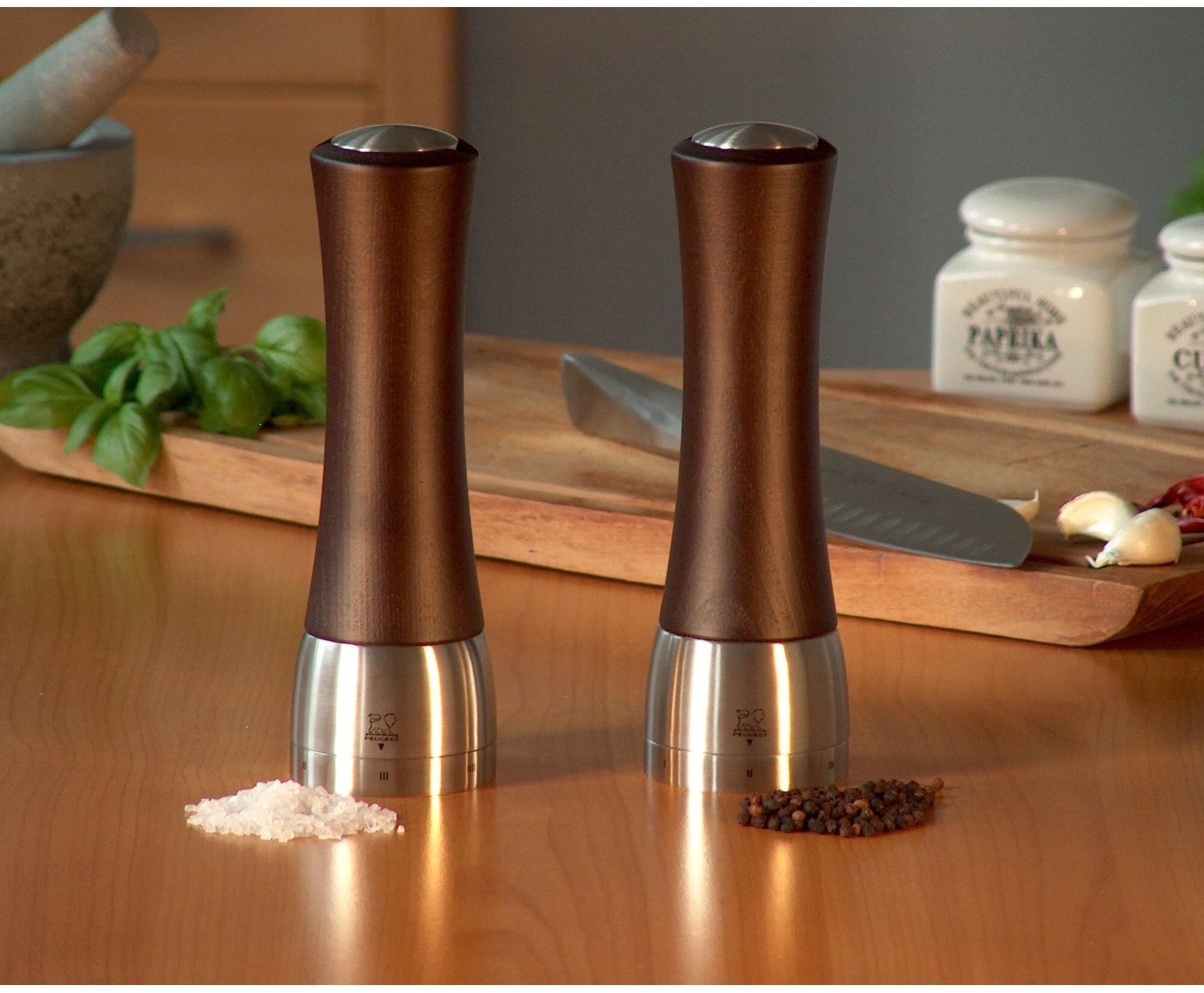 MADRAS Młynek do soli 21 cm, czekolada, u-select