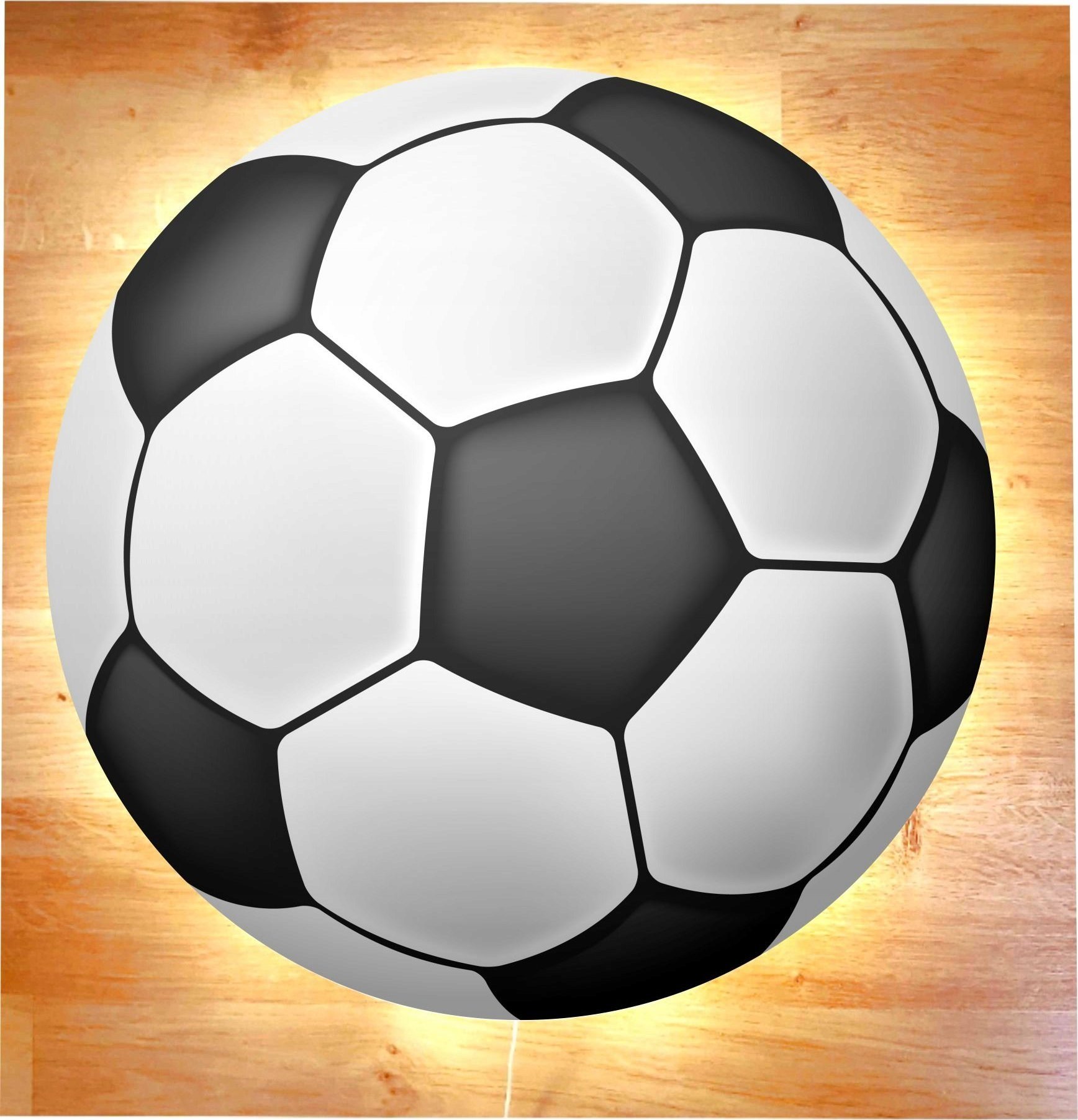 naSciane Lampka nocna LED piłka nożna prezent dla dziecka