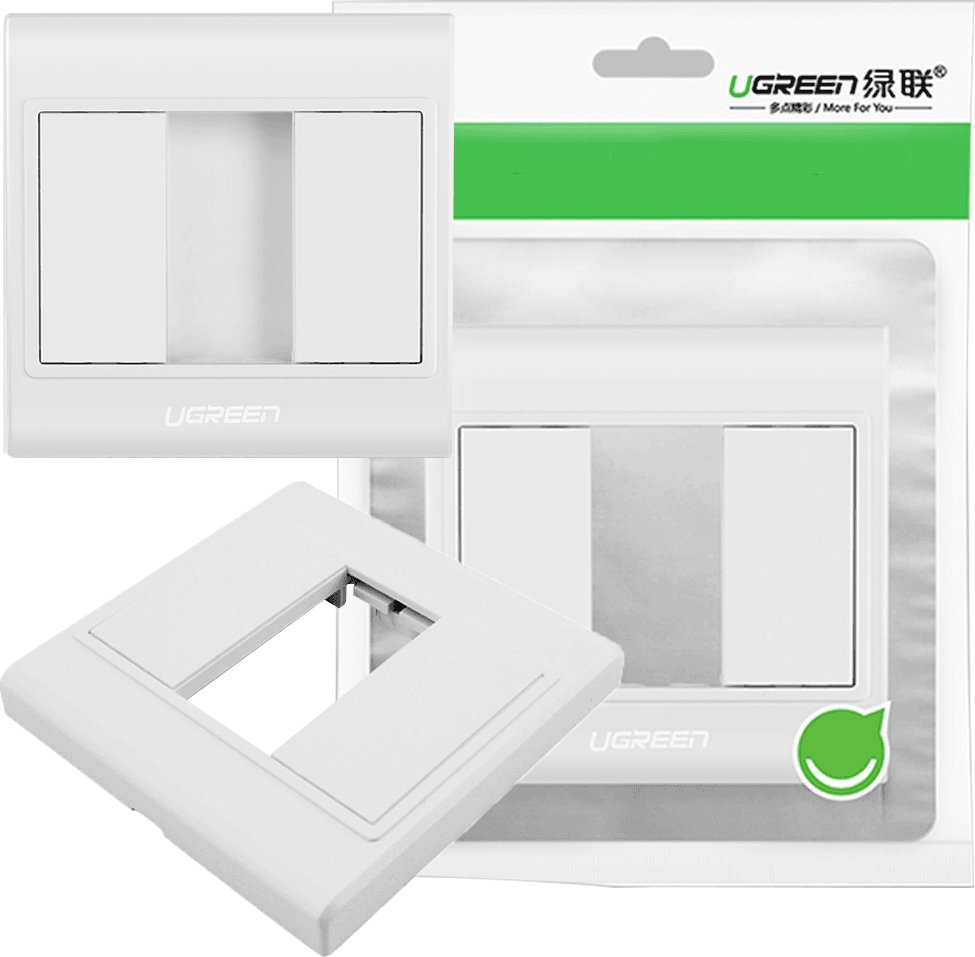 Adapter USB Ugreen UGREEN RAMKA NAŚCIENNA HDMI (SOCKET 86) BIAŁA