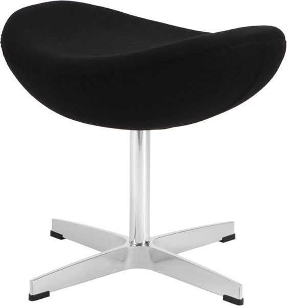 D2 Design Podnóżek Jajo kaszmir 1 Premium czarny