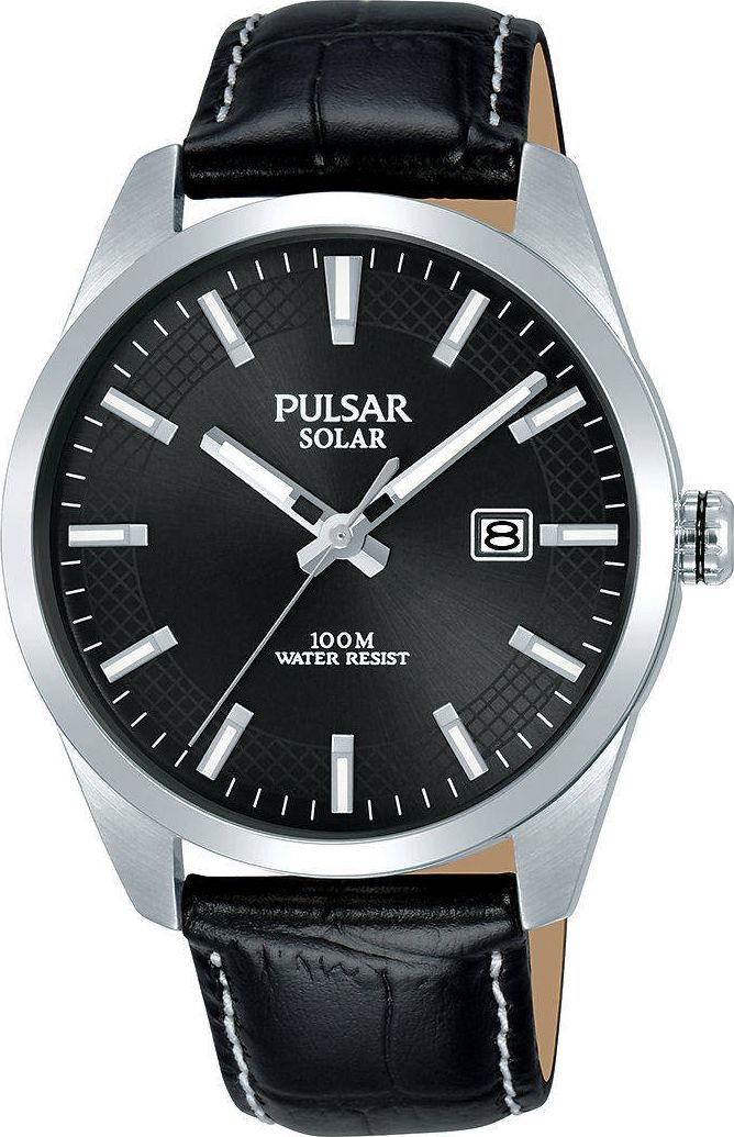 Zegarek Pulsar Zegarek Pulsar Solar męski klasyczny PX3185X1 uniwersalny
