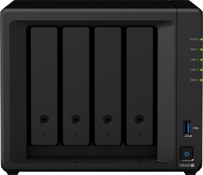 Serwer plików Synology Serwer plików DS420+ / 2x 6 TB HDD