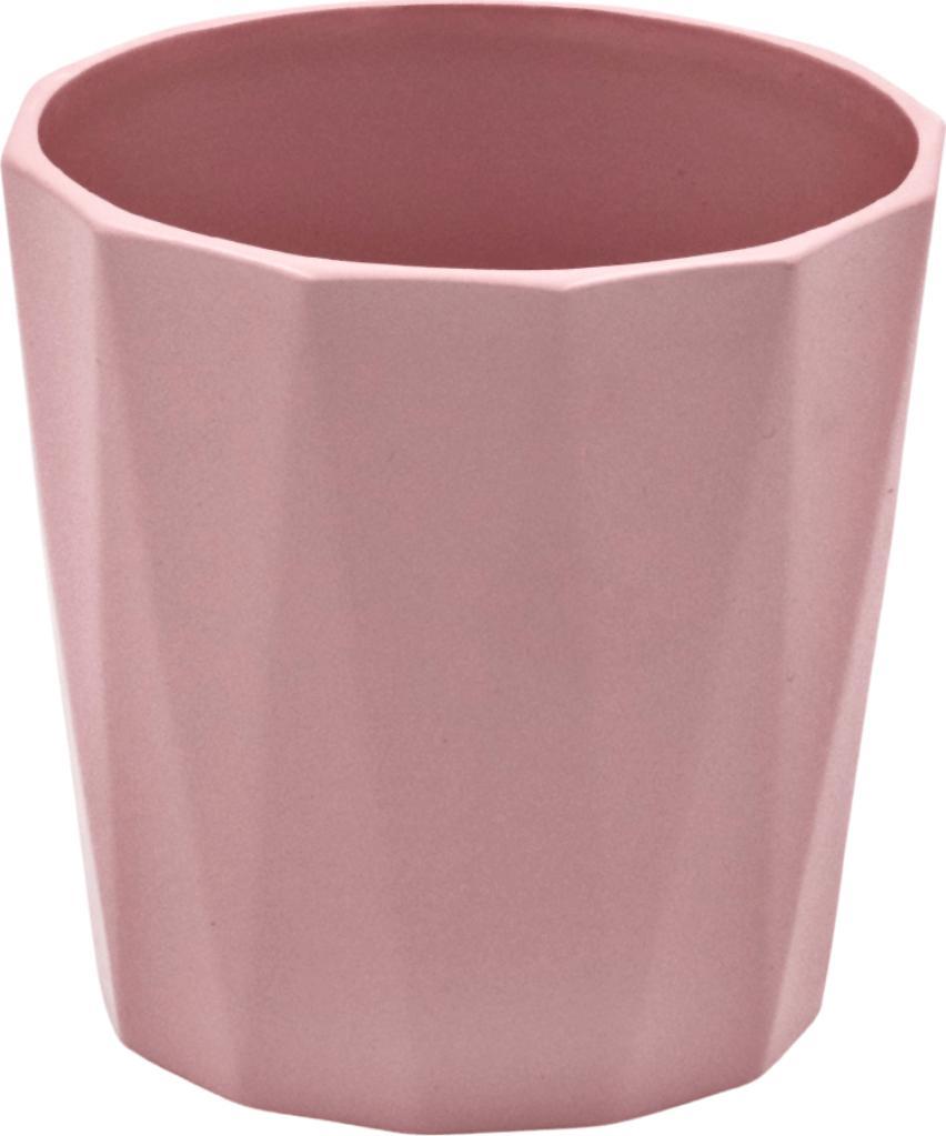 Tajemniczy ogród Osłonka ceramiczna FLORES różowy, 13,5 cm