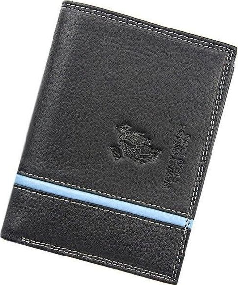 Pellucci Portfel męski skórzany PELLUCCI Polo Club 5313 475 Czarny uniwersalny