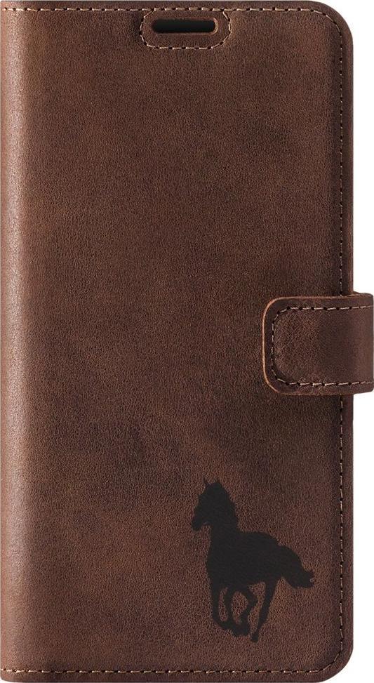 Surazo Wallet case - Orzechowy - Galopujący Koń Samsung Galaxy A12 / M12