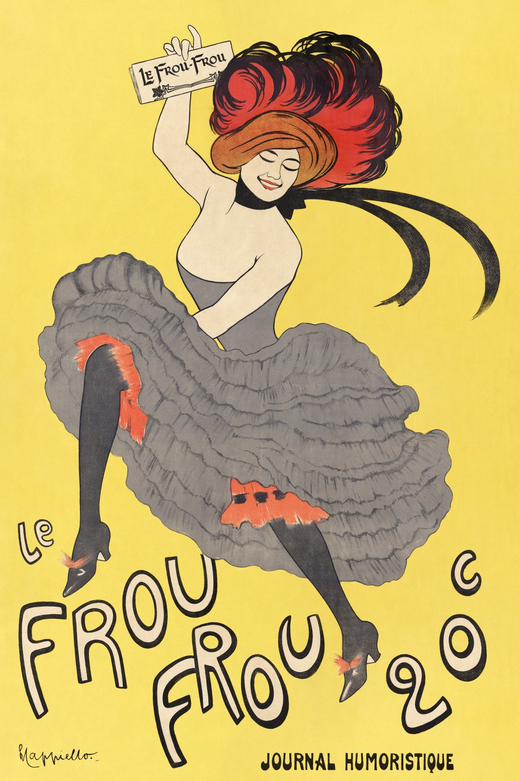 Plakat 30x45cm Le Frou Frou 20', Cappiello Vintage do Salonu