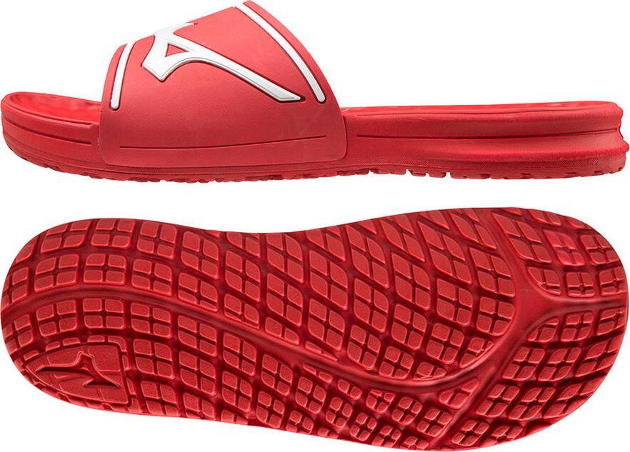 Mizuno Klapki basenowe Mizuno Relax Slide II 11GJ202062 11GJ202062 czerwony 46