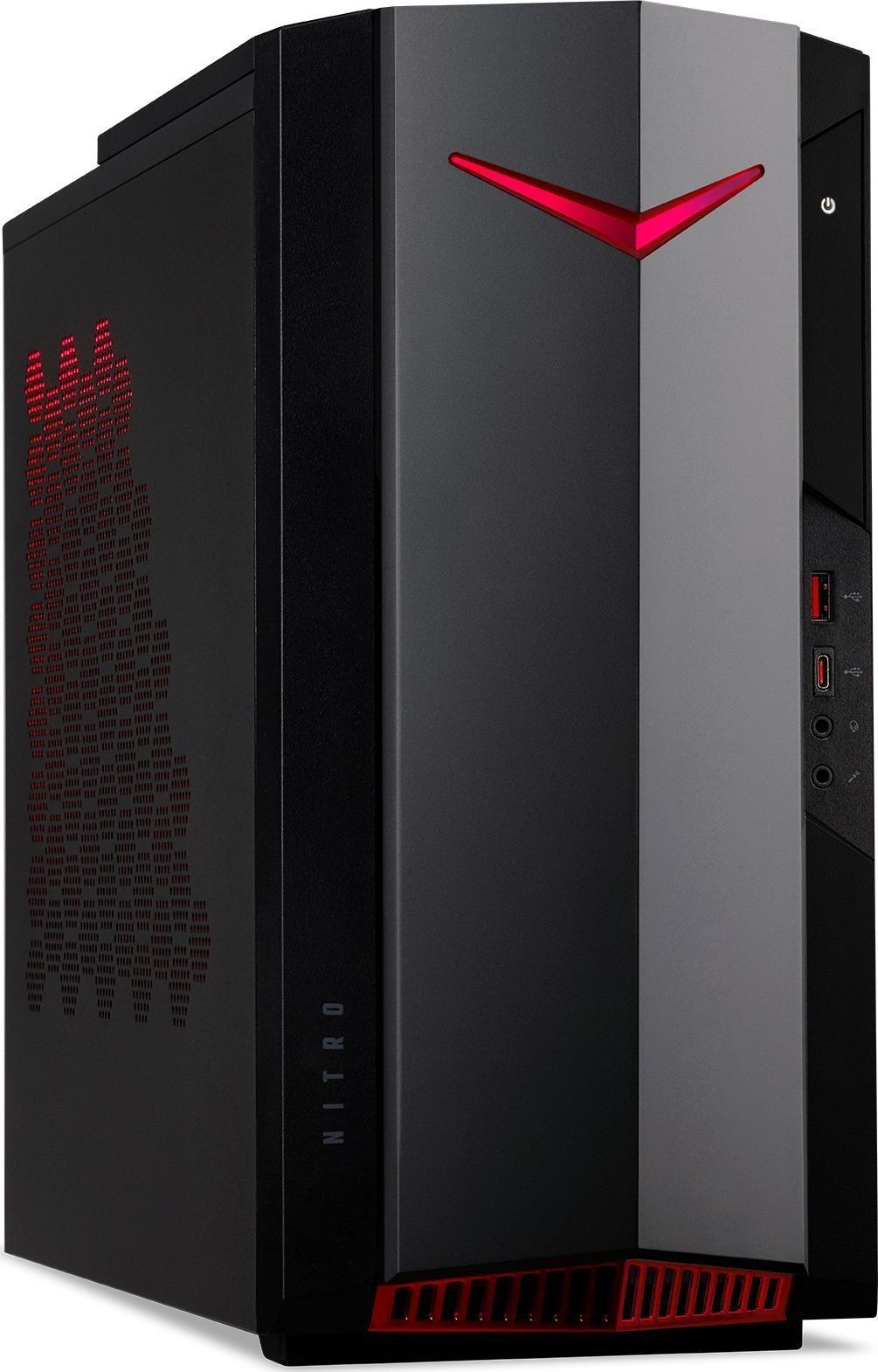 Komputer Acer Nitro N50-620, Core i5-11400F, 16 GB, RTX 3060, 1 TB M.2 PCIe 4 TB HDD Windows 10 Home