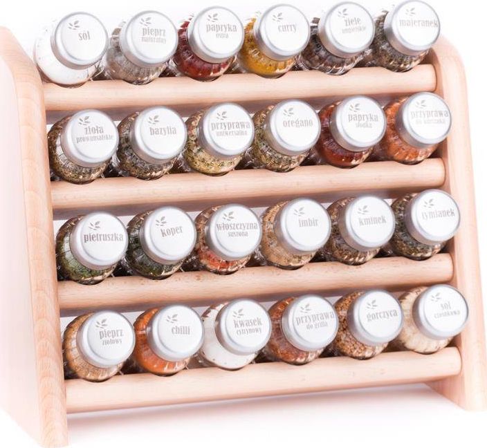 GALD Przyprawnik półka na przyprawy zestaw 24 szt