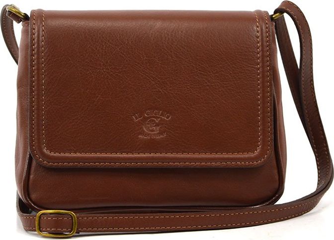 Vera Pelle Torebka skórzana vp232cd Brązowy