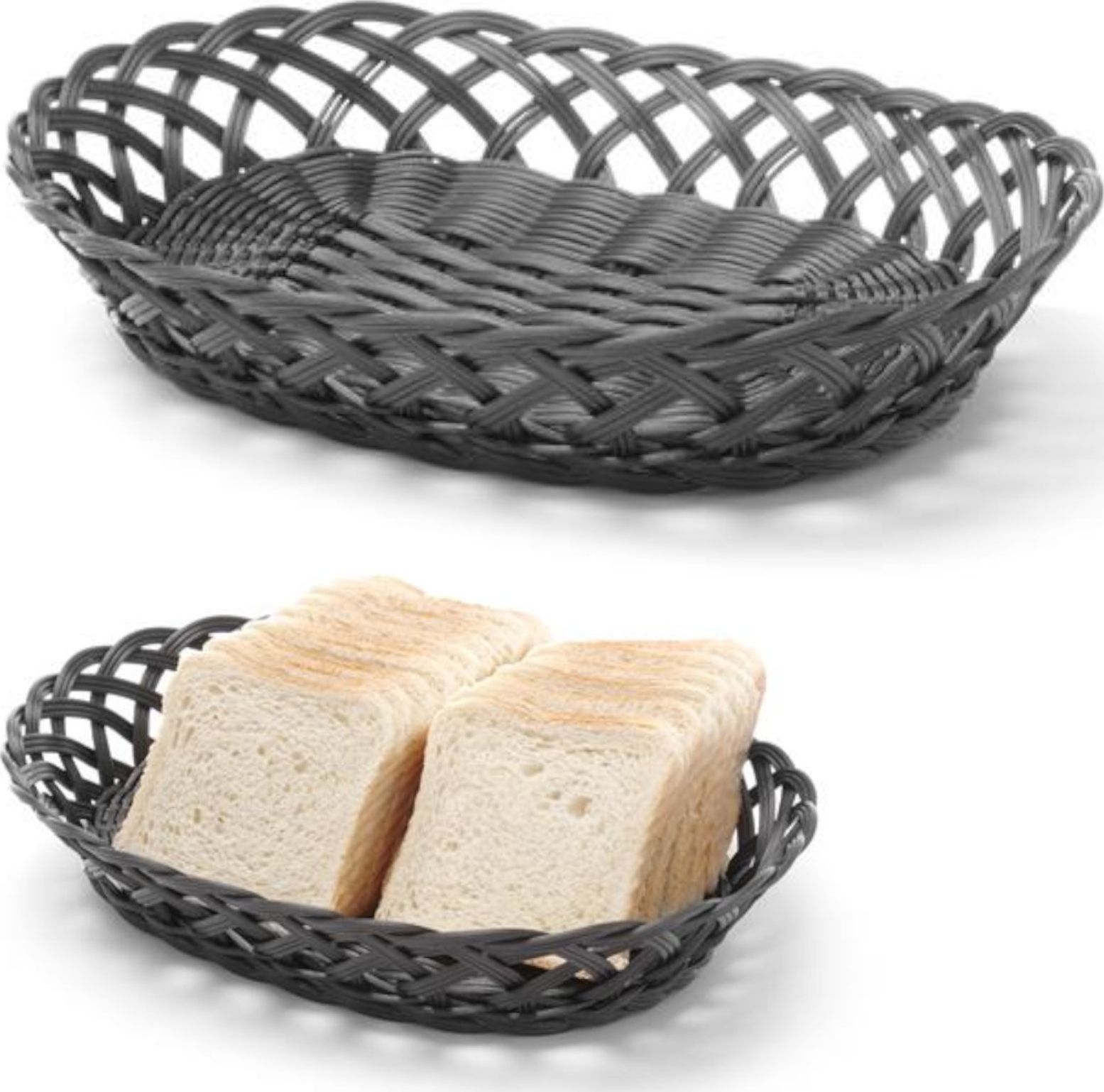 Hendi Koszyk pojemnik na owoce warzywa pleciony owalny 320x230x55 mm - Hendi 426265 Koszyk pojemnik na owoce warzywa pleciony owalny 320x230x55 mm - H