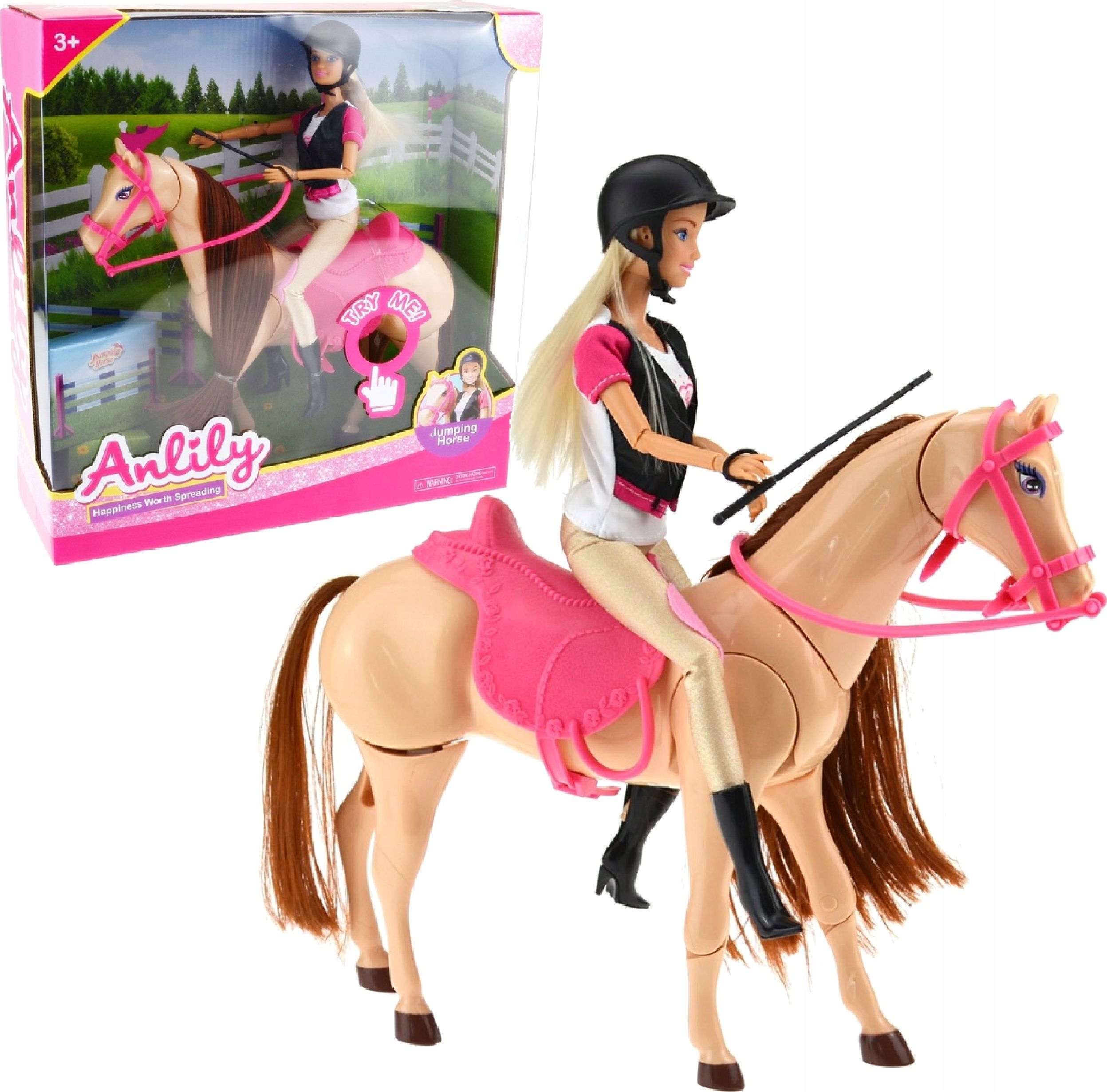 Icom LALKA ANLILY 30 CM Z KONIEM