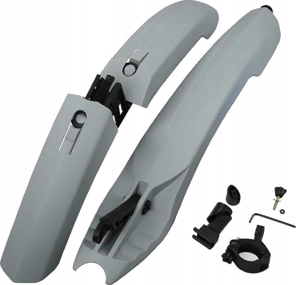 Korbi BŁOTNIKI ROWEROWE WACHLARZE LED 26 27 28 29 SZARY