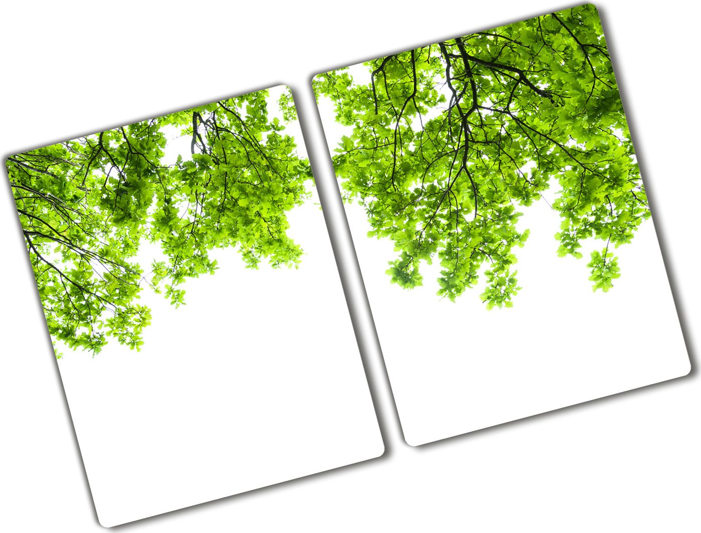 Deska do krojenia Tulup szklana Liście dębu 2 52x2szt.