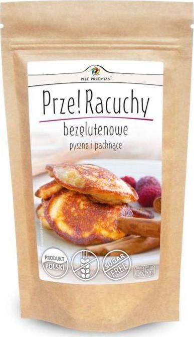 PIĘĆ PRZEMIAN Racuchy owsiane bezglutenowe instant Pięć Przemian, 178g