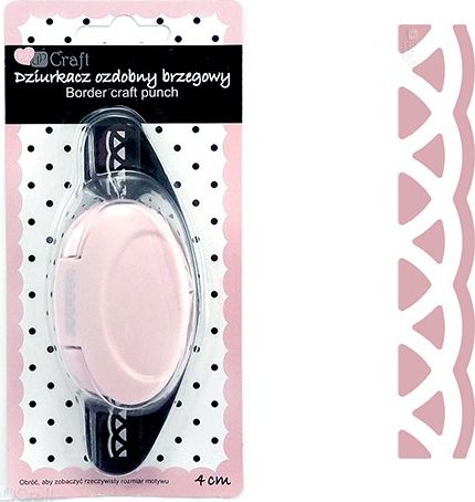 Dalprint Dziurkacz ozdobny brzegowy DPCRAFT 4cm Koronkowa lamówka Dalprint