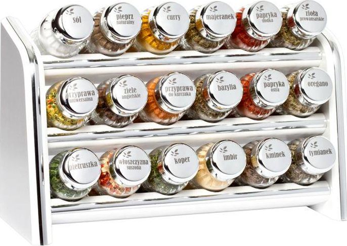 GALD PÓŁKA 18NS - POŁYSK BIAŁA SILVER