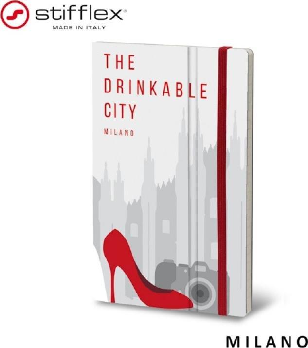 Stifflex Notatnik STIFFLEX, 13x21cm, 192 strony, Milano