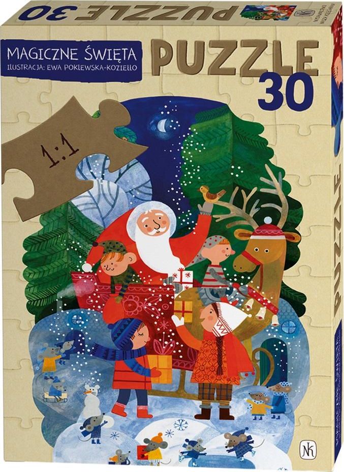 Nasza Księgarnia Puzzle Magiczne Święta