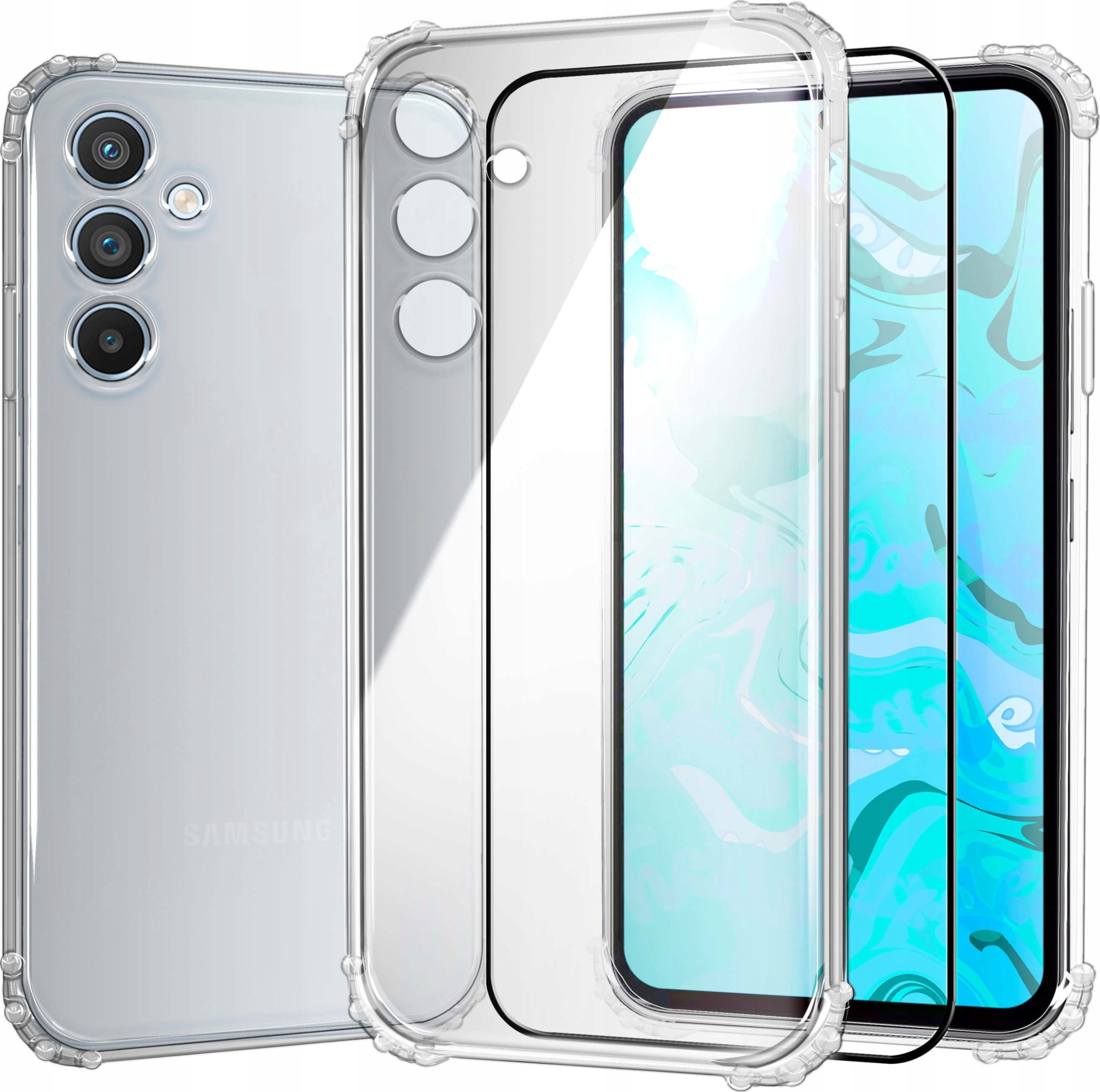 Hello Case ETUI PANCERNE DO SAMSUNG GALAXY A54 5G | CASE SILIKON GUMOWE SLIM SZKŁO